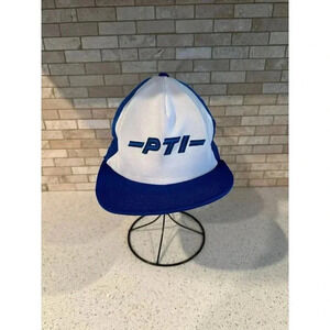PTI Trucker Hat Cap SnapBack Rare Made In The Usa